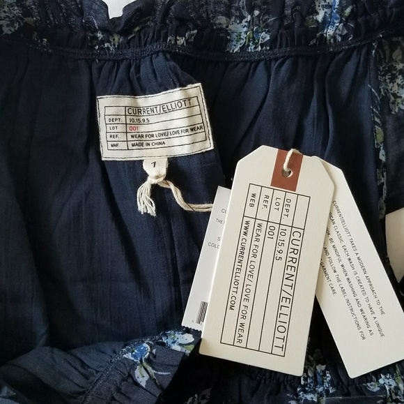 🚫SOLD 🚫Current Elliott Ruffle Off  Shoulder - Picture 3 of 5